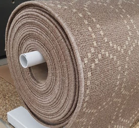 Tapis de chemin ziggy 32''  - mocha cream