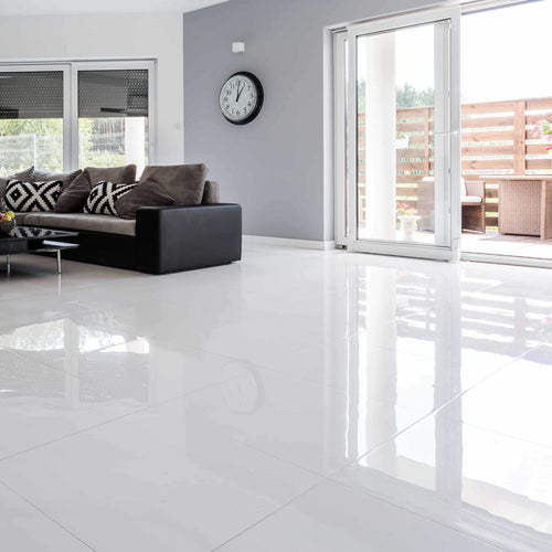 Iceland Salon Blanc Poli / Iceland Living room White Polished