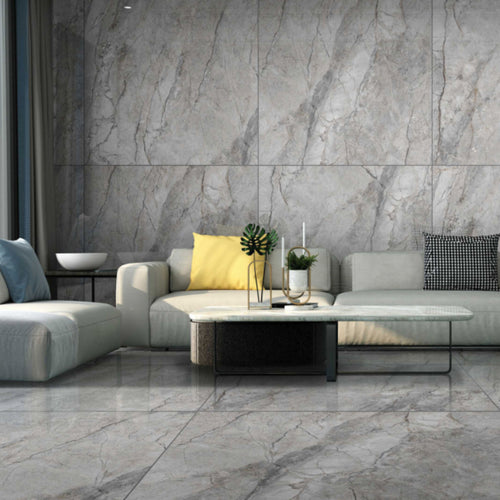 Rolex 24" x 24" gris