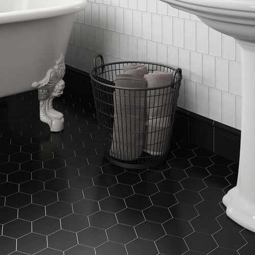 Hexagon - Salle de bain Noir / Black Bathroom