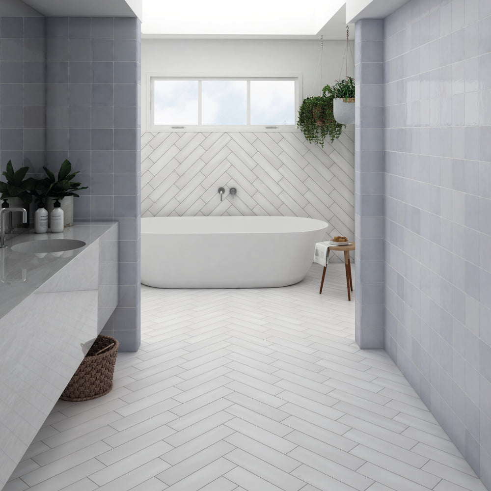Stromboli Salle de bain Panache Blanc / Stromboli Bathroom White Plume