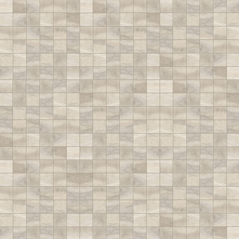 Unicom wooden mosaique 2" x 2" (12" x 12") mat