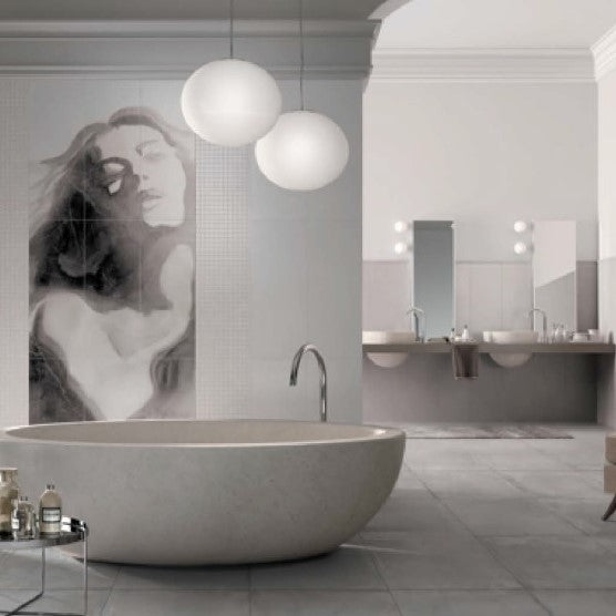 Ciment Art - Salle de bain Gris Pâle / Light Grey Bathroom