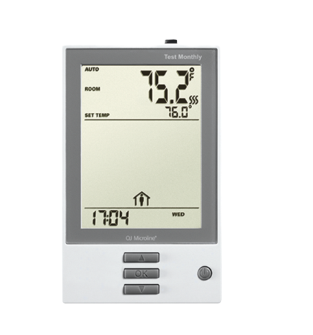 Thermostat mural pour plancher chauffant, LCD, touches tactiles,  programmable
