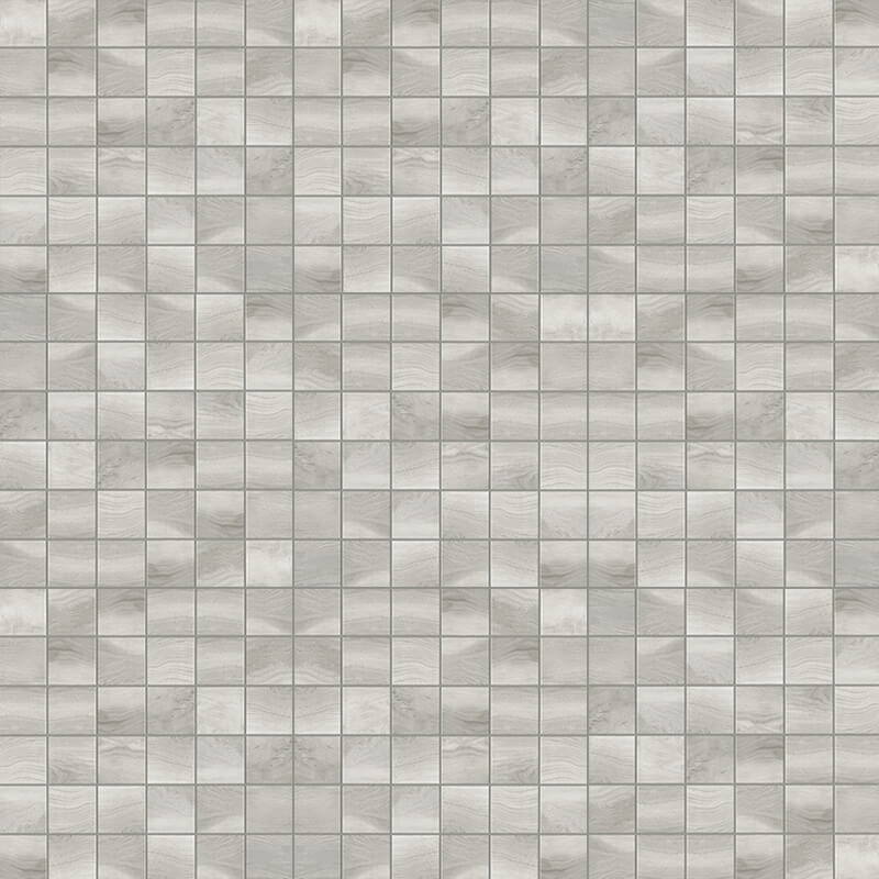 Unicom wooden mosaique 2" x 2" (12" x 12") mat