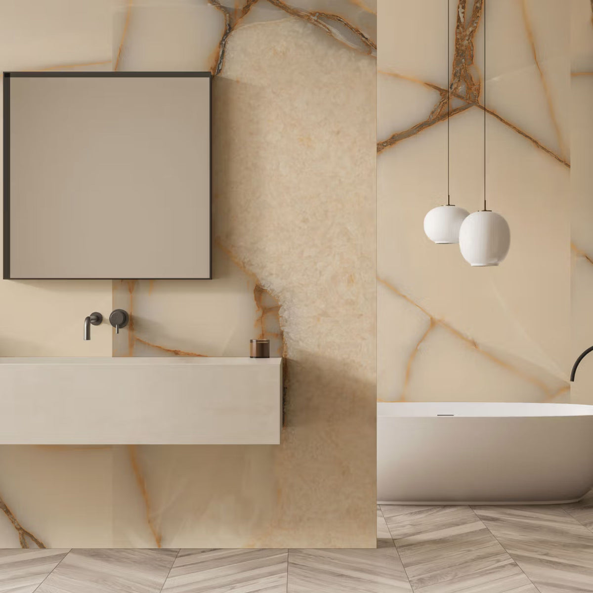 MURALUXE - CALACATTA 507  - ROOMSCENE