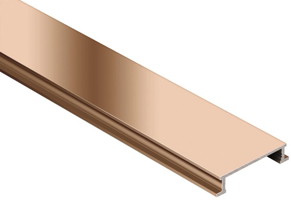Shluter designline alluminium cuivre poli