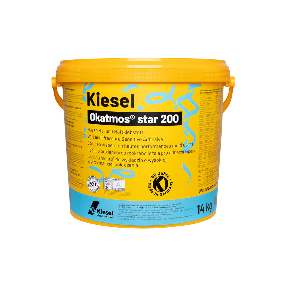 Kiesel - Adhésif élastique pour plancher de bois massif okatmos star 200 14kg/30,9lbs