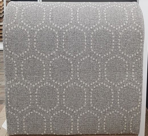 Tapis de chemin ziggy 32'' - sucre gris