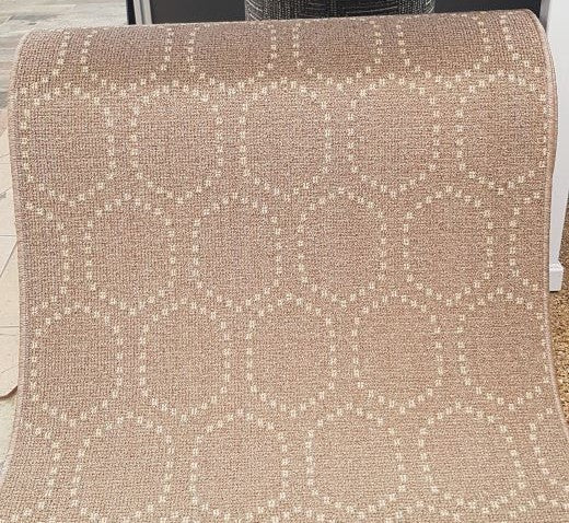 Runner carpet ziggy 32'' - mocha cream