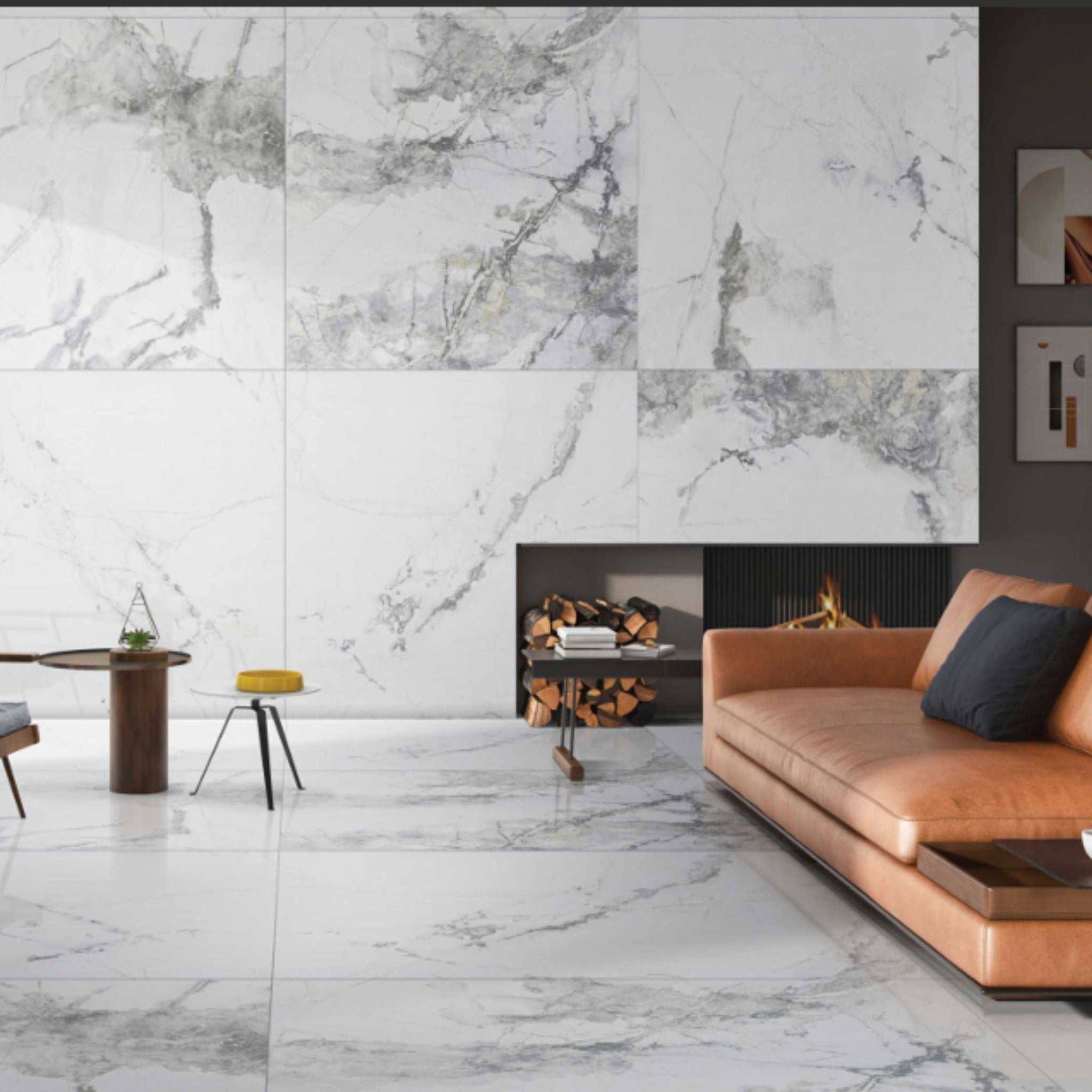 Lava 24" x 24" gris mat