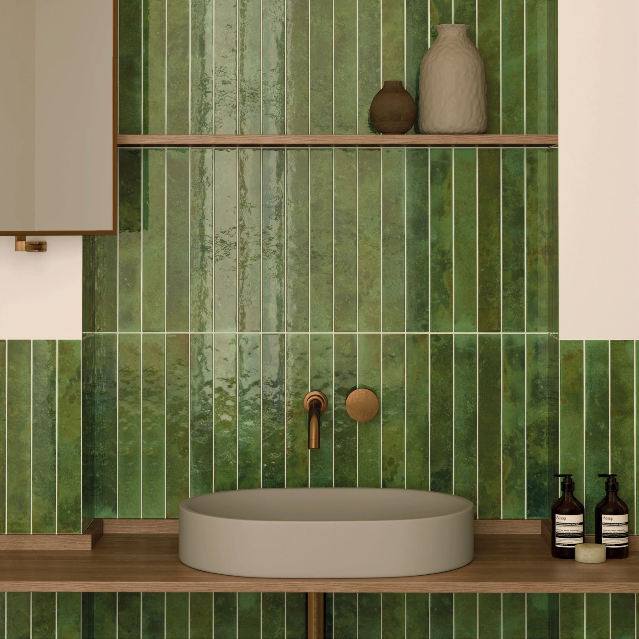 Bali 2" x 15,75" lustré