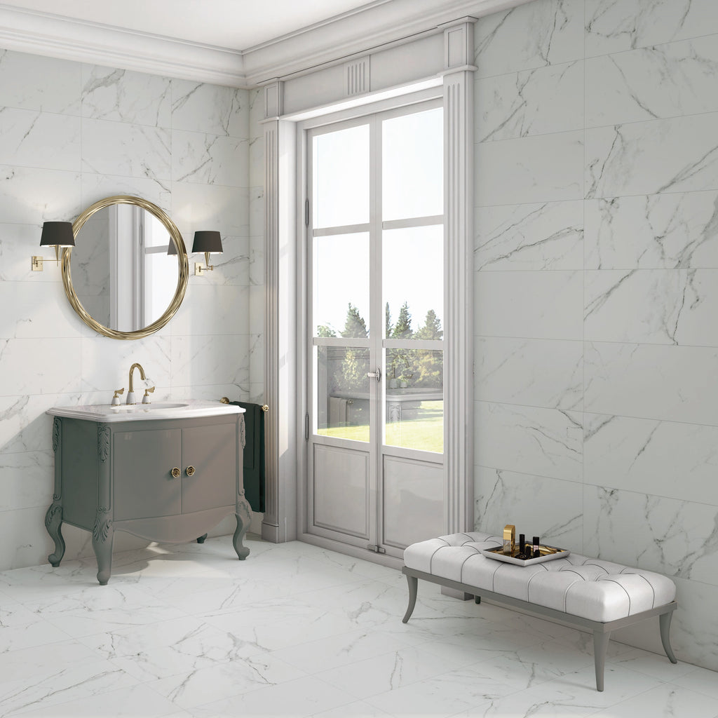 Bianco Venatino Salle de bain / Bianco Venatino Bathroom