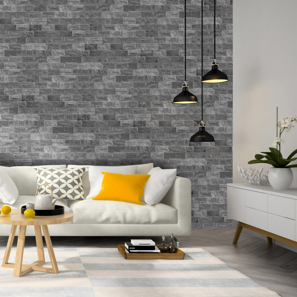 Salon Gris Moyen / Medium Grey Living Room