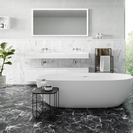 Hexagono salle de bain Marbre Foncé / Hexagono Bathroom Dark Marble